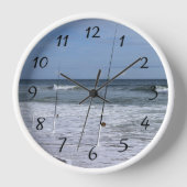 Horloge Ondes océaniques se brisant sur le surf (Recto)