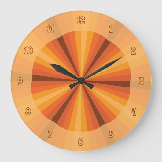 Horloge orange de l'illusion optique (Recto)