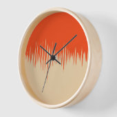 Horloge Orange et Tan (Angle)