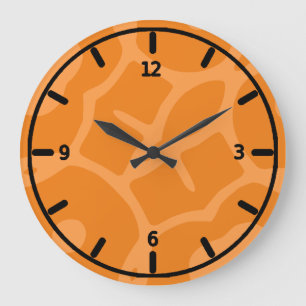 Horloge orange géniale
