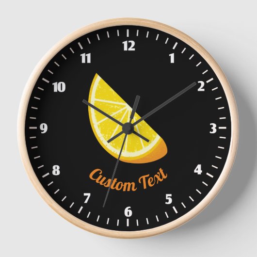 Horloge Orange Slice (Recto)