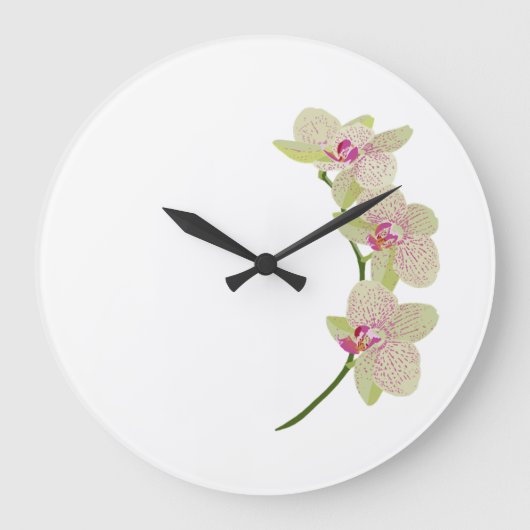 Horloge orchidée (Recto)