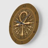 HORLOGE - ORNAMENT D'OR DE L'ÉGYPTIEN ANKH (Angle)