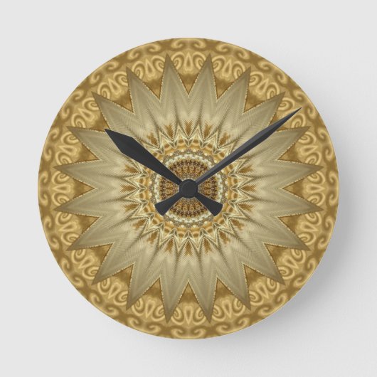 Horloge ornée de la paroi d'or (Recto)
