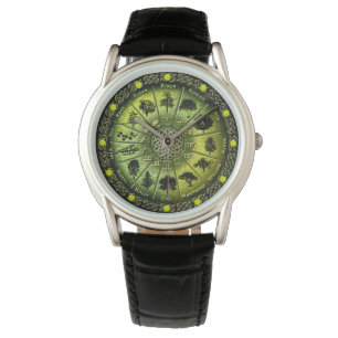 Horloge ou montre Druid Tree Calendar & Ogham