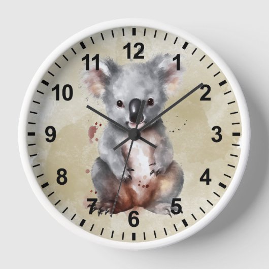 Horloge Ours Koala (Recto)