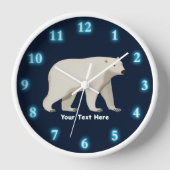 Horloge Ours polaire mou (Recto)