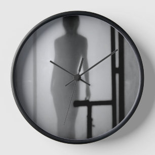 Horloge Ouvrir la porte silencieuse