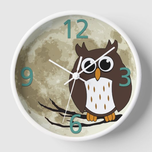 Horloge Owl clock (Recto)