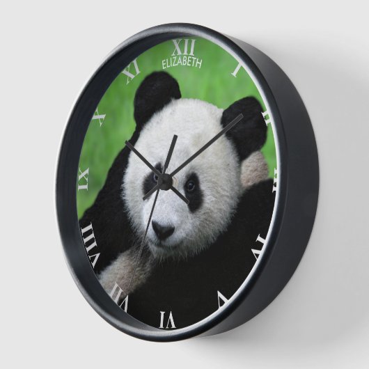 Horloge Panda adorable Géant Cute (Angle)