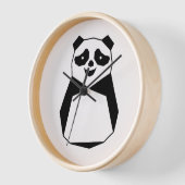 Horloge Panda géométrique (Angle)
