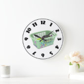 Horloge Panier à Linge (Maison)