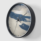 Horloge Panorama depuis l'espace Highlights Cook Strait (Angle)