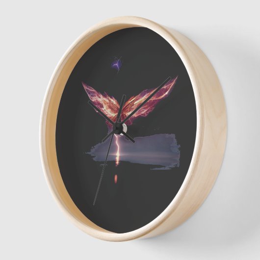 Horloge Papillon (Angle)