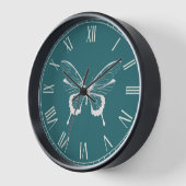 Horloge Papillon (Angle)
