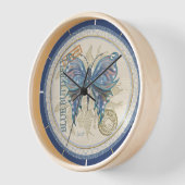 Horloge Papillon du bureau de création G (Angle)