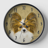 Papillon (Hound Tri) Peinture - Art Chien original