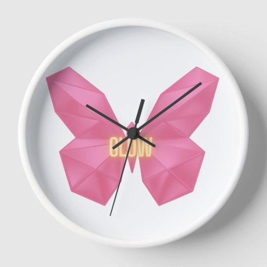 Horloge Papillon luminescent 🦋 (Recto)