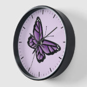 Horloge Papillon pourpre (Angle)