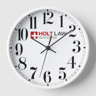 Horloge par Holt Law (Rouge)