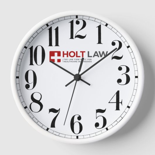 Horloge par Holt Law (Rouge) (Recto)