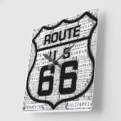 Horloge Parcours 66 États (Angle)