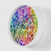 Horloge Parties scintillant Abstrait Octagon géométrique (Angle)