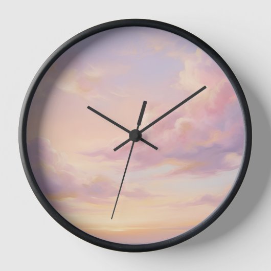 Horloge Pastel Dream: Renaissance-Style Modern Sky Study (Recto)