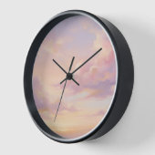 Horloge Pastel Dream: Renaissance-Style Modern Sky Study (Angle)