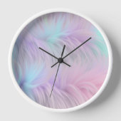 Horloge Pastel Rainbow Fur (Recto)