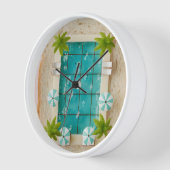 Horloge Pastel Vaporwave Pool Toast (Angle)