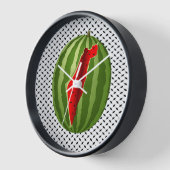 Horloge Pastèque Palestine - Slice (Angle)