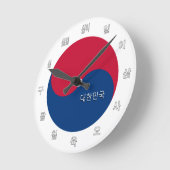 Horloge Patriotique Coréenne & Corée du Sud / Séou (Angle)