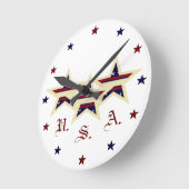 HORLOGE PATRIOTIQUE USA (Angle)