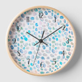 Horloge Patters de texture Sea Glass (Recto)