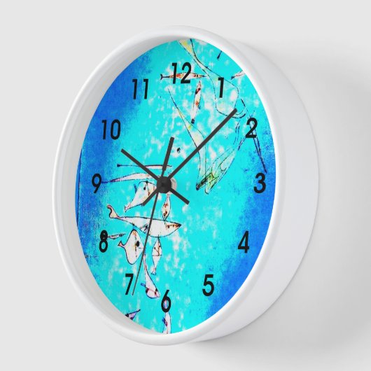 Horloge Paul Klee : Image du poisson, (Angle)