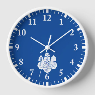 Horloge Paulownia avec 5-7 fleurs
