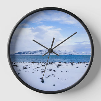 Horloge Paysage hivernal d'Islande