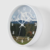 Horloge Paysage Pittoresque du Mont Rainier (Angle)