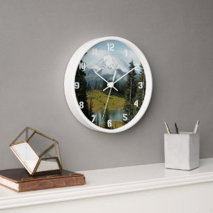Horloge Paysage pittoresque du Mont Rainier