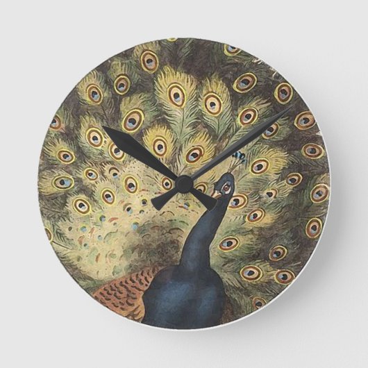 Horloge Peacock Art Déco (Recto)