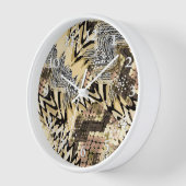 Horloge peau, léopard, serpent (Angle)