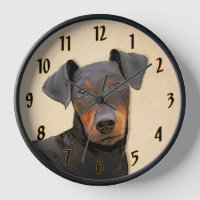 Peinture de Manchester Terrier Art Animalier Origi