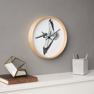 Horloge pélicane