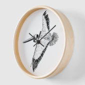 Horloge pélicane (Angle)