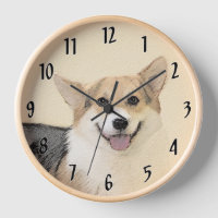 Pembroke Welsh Corgi Peinture - Art Chien original