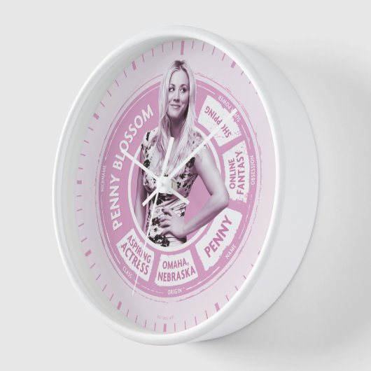 Horloge Penny Blossom Info Graphique (Angle)