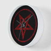 Horloge Pentagram Red Devil (Angle)