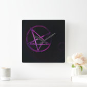 horloge pentagramme violet (Maison)