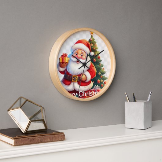 Horloge père Noël (Bureau)
